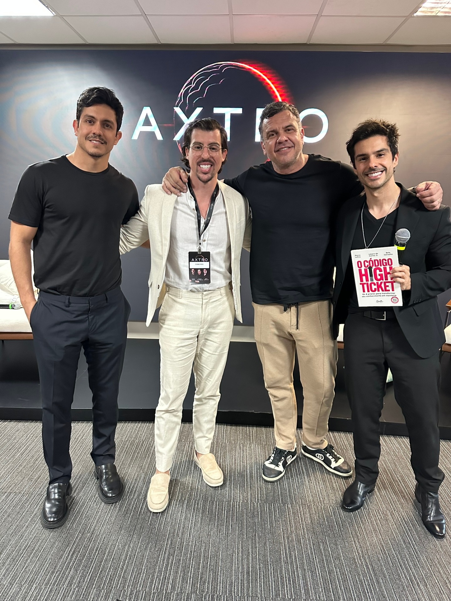 Lasaro do Carmo, Beto Carvalho e Marco Lafico